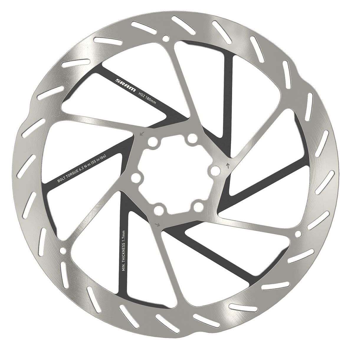 SRAM HS2 6-hole round disc