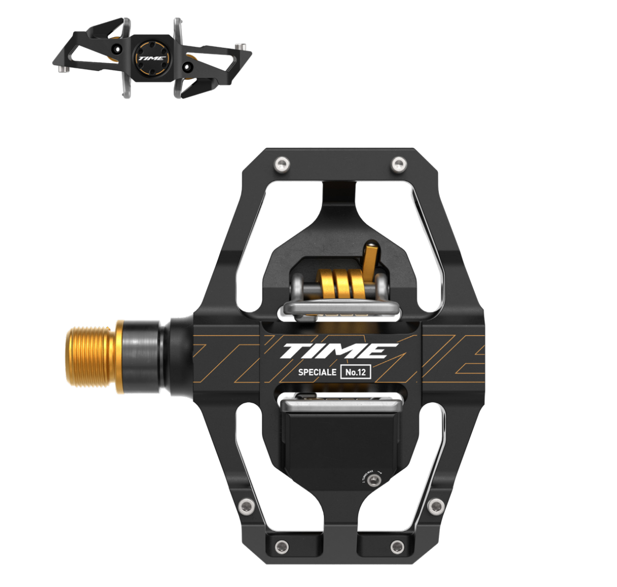 TIME SPECIALE 12 Large Black/Gold 2024 pedals