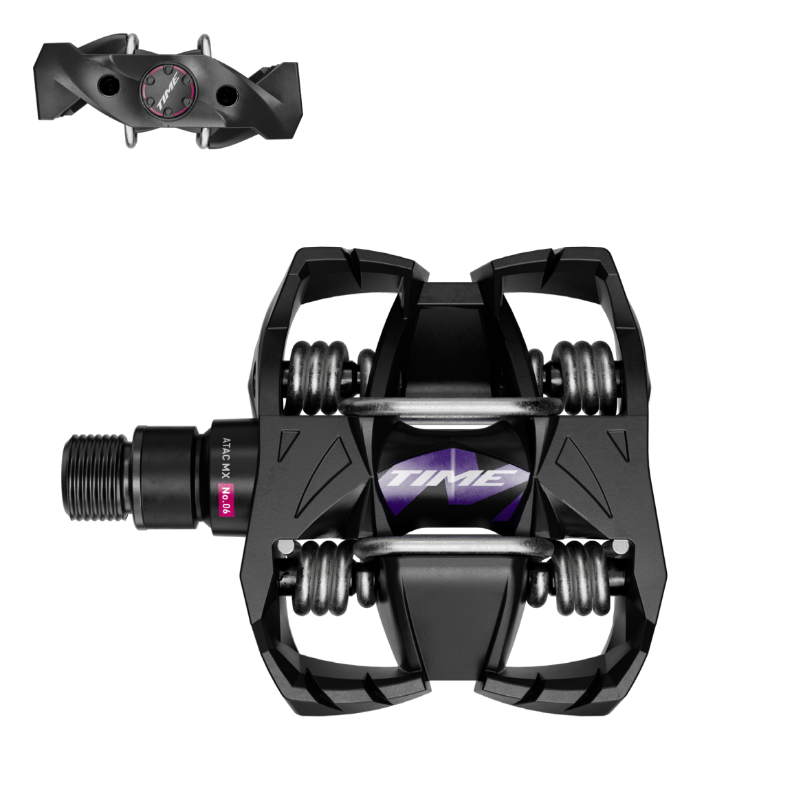 TIME MX 6 pedals Black/Violet 2024