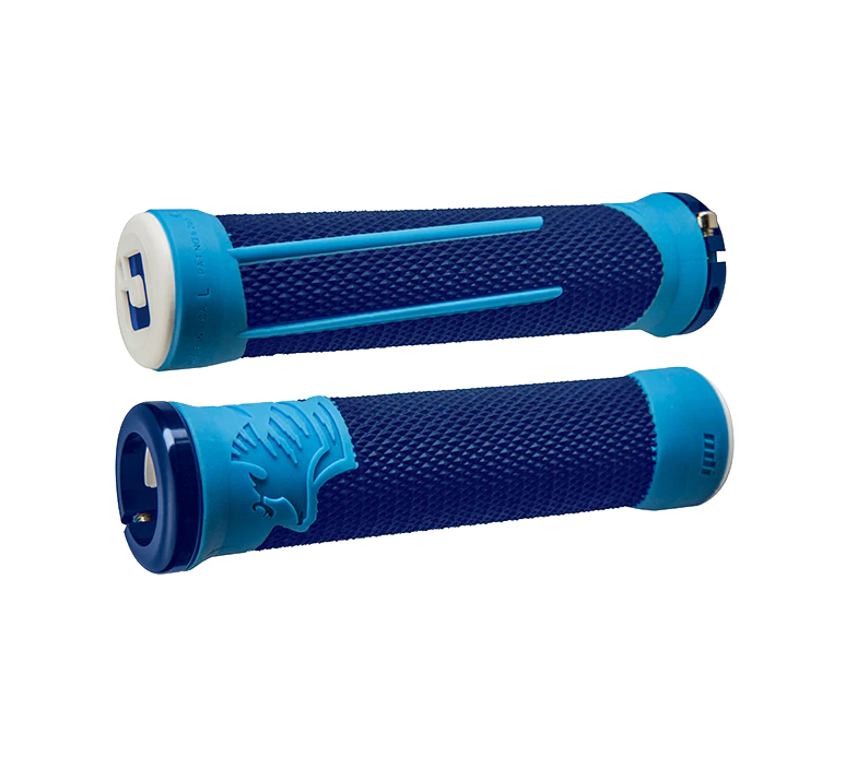 Grips ODI AARON GWIN Lock-On 135 mm Blue