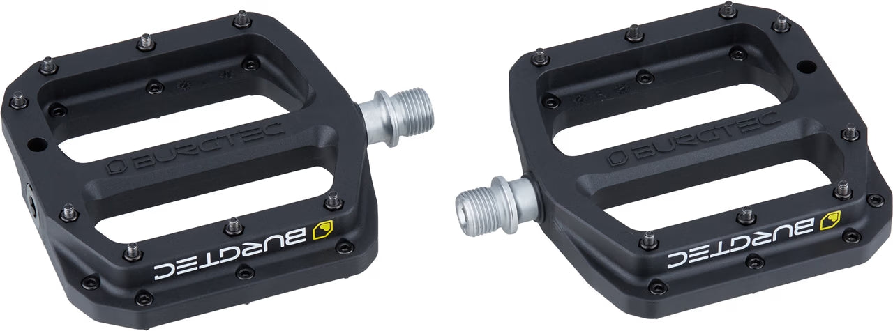 BURGTEC MK4 Composite Flat Pedals Black