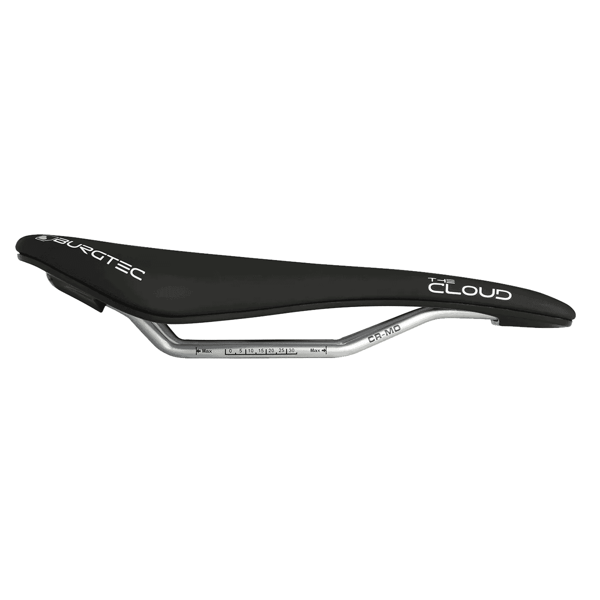 Selle BURGTEC THE CLOUD MK2 Rails Cro-Mo Noir