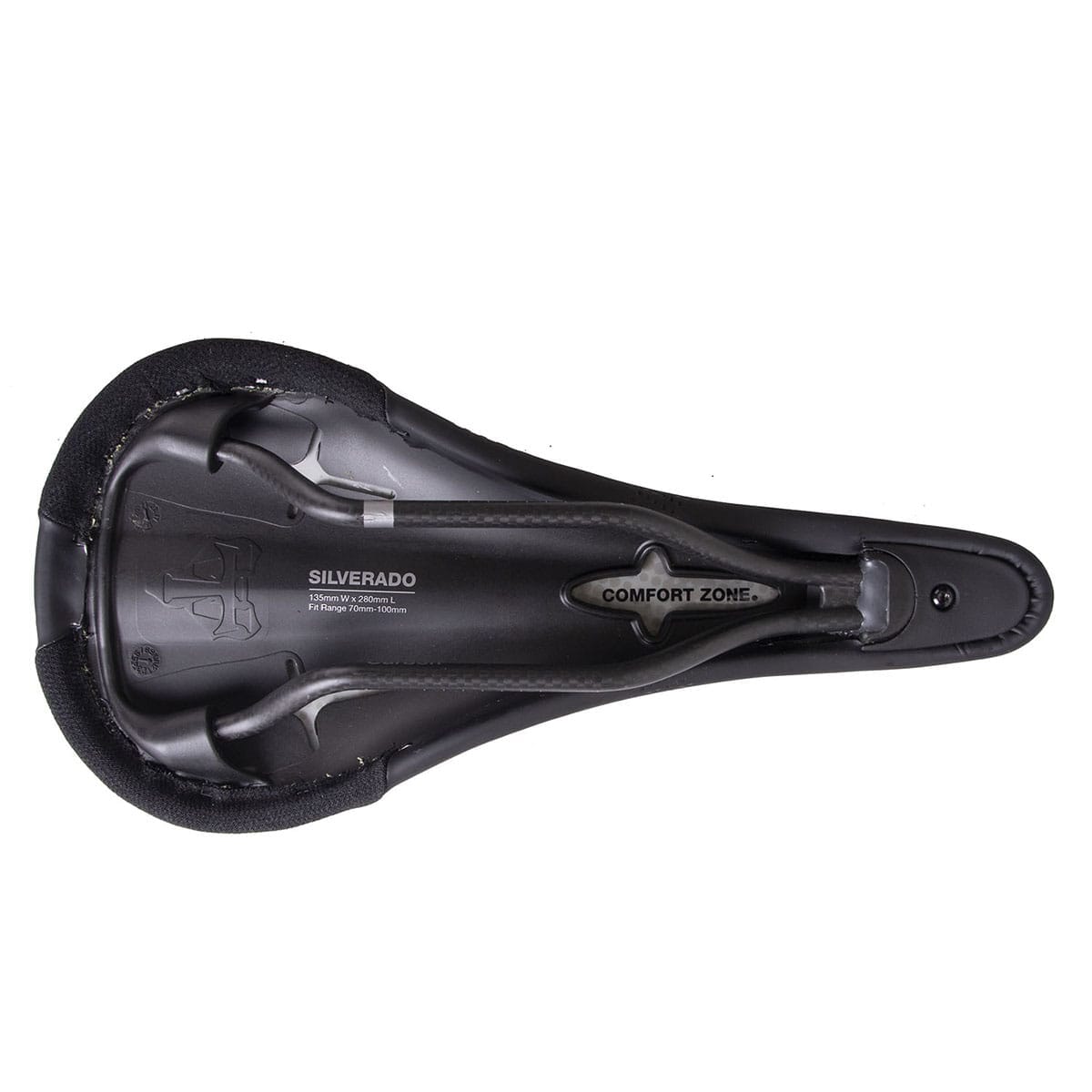 Selle WTB SILVERADO 135 mm Rails Carbone Noir