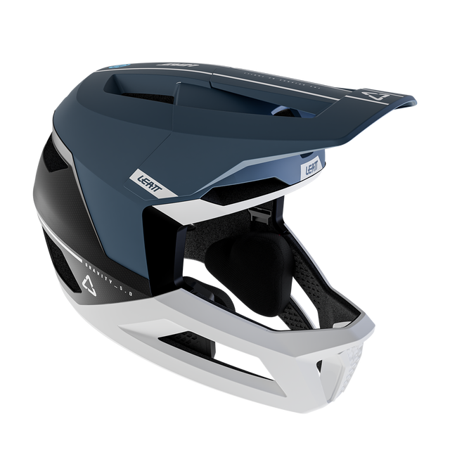 LEATT MTB GRAVITY 5.0 blue/white helmet