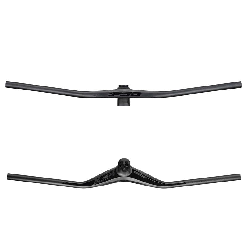FSA KFX SIC Carbon Flat Integrated Handlebar 65mm x 780mm Carbon