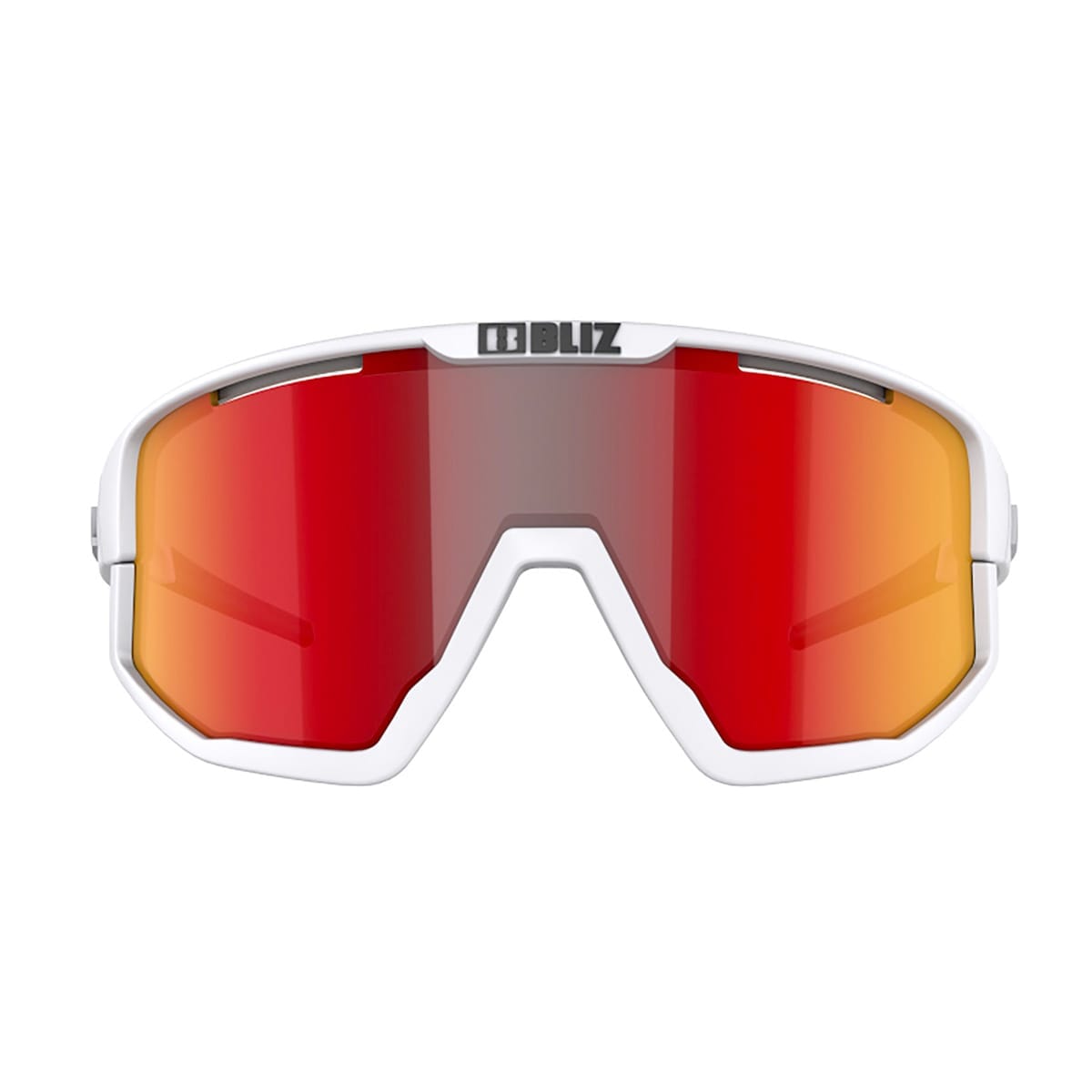 Lunettes BLIZ FUSION Blanc Ecran Rouge Iridium