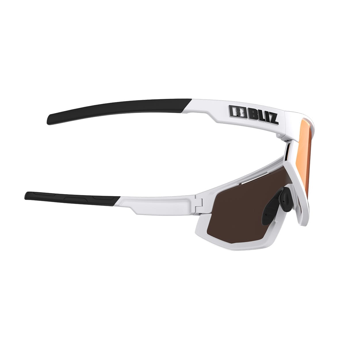 Lunettes BLIZ FUSION Blanc Ecran Rouge Iridium