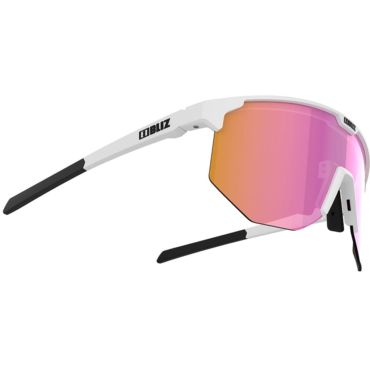 Lunettes BLIZ HERO Blanc Ecran Rose Iridium