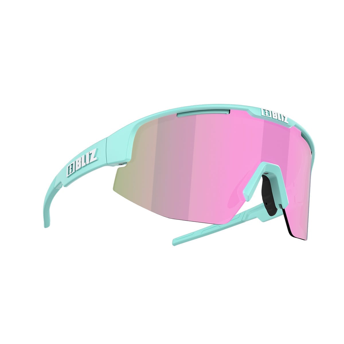 Lunettes BLIZ MATRIX SMALL Vert Ecran Rose Iridium