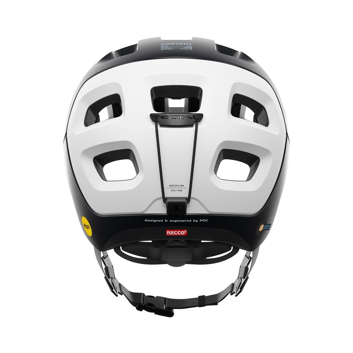 Casque VTT POC TECTAL RACE MIPS Noir/Blanc