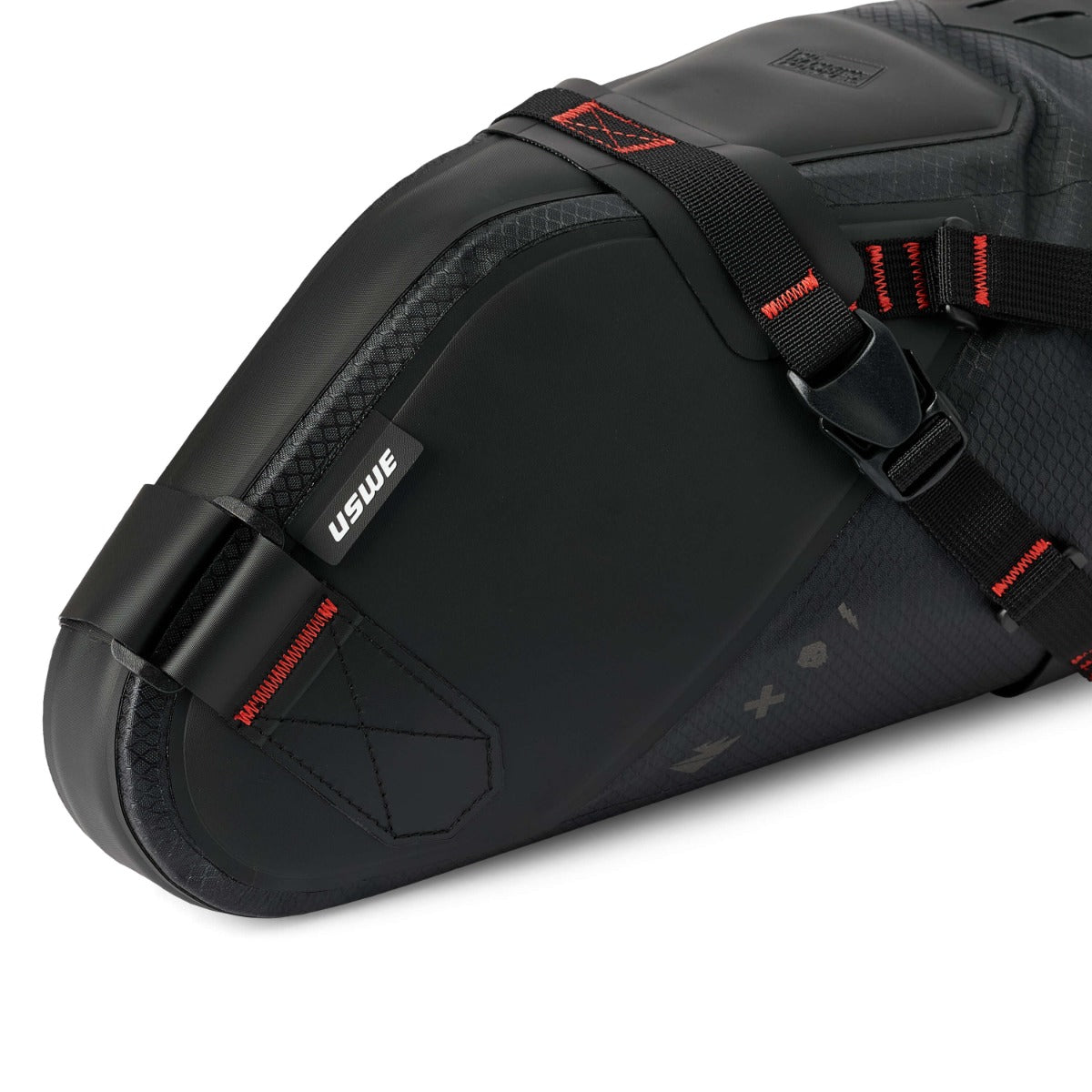 USWE ROLL-TOP SADDLE BAG 9 L Black