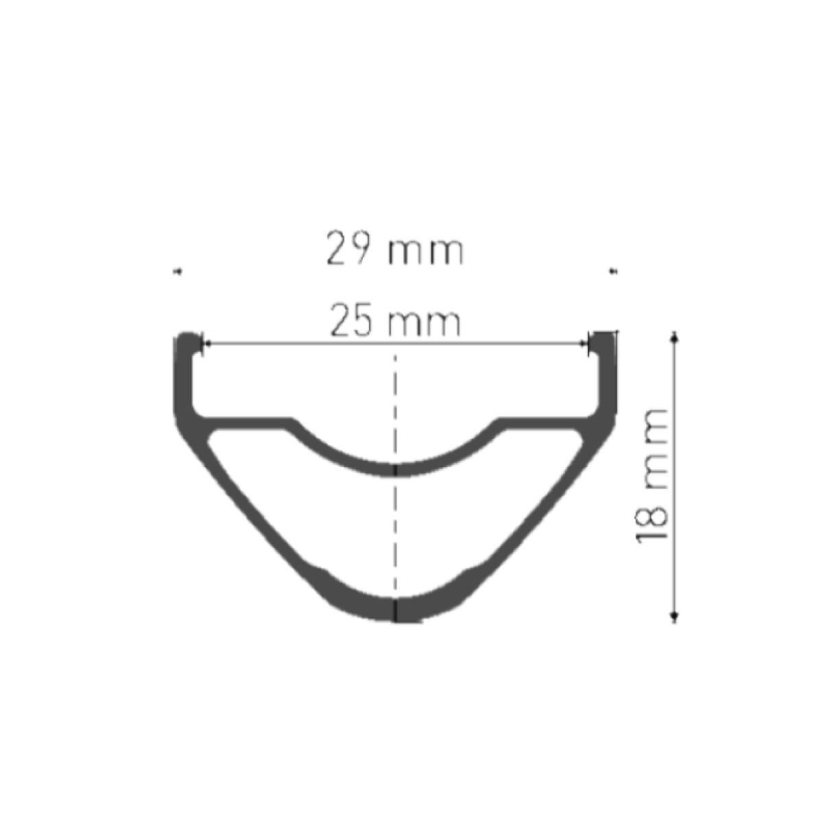 DT SWISS XR 1700 SPLINE 25 mm 29" 12x148 mm Boost rear wheel