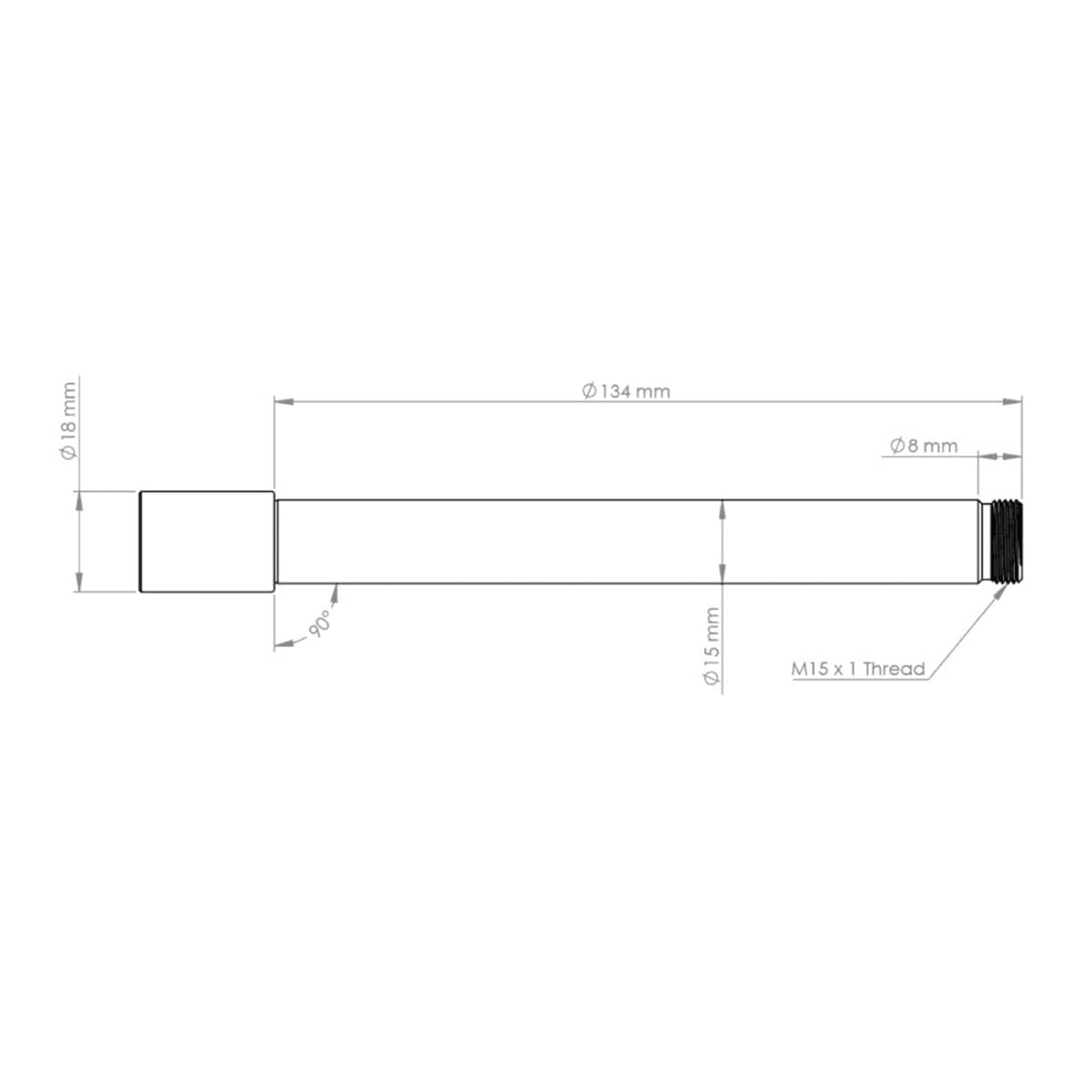 Axe de Roue Avant BURGTEC pour Fourches Ôhlins RXF 36 Violet