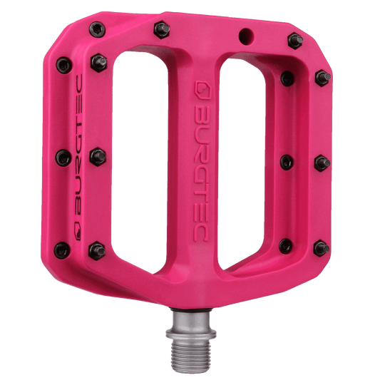 BURGTEC MK4 Composite Toxic Barbie Pink Flat Pedals