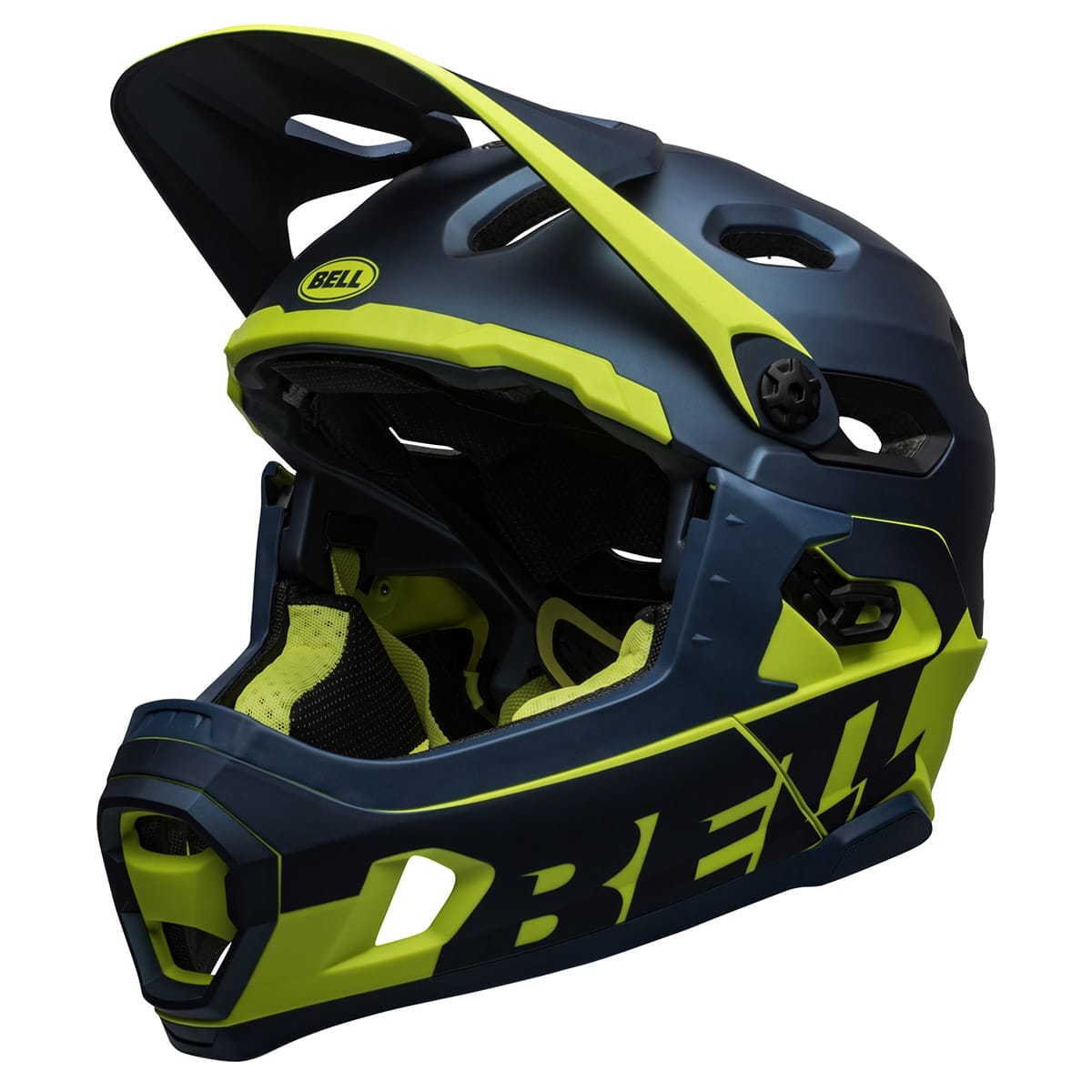 Casque VTT BELL SUPER DH MIPS Bleu/Jaune