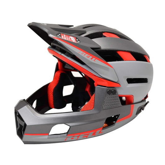 Casque VTT BELL SUPER AIR R MIPS Gris/Rouge