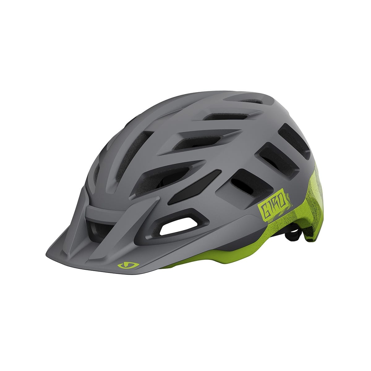 Casque VTT GIRO RADIX Gris/Jaune