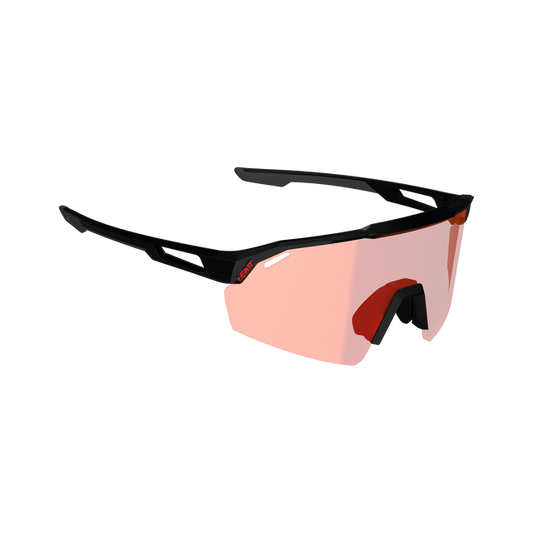Glasses LEATT SPEEDVIZ Lite CRYSTAL Black IRIZ Crystal Red 13 VLT