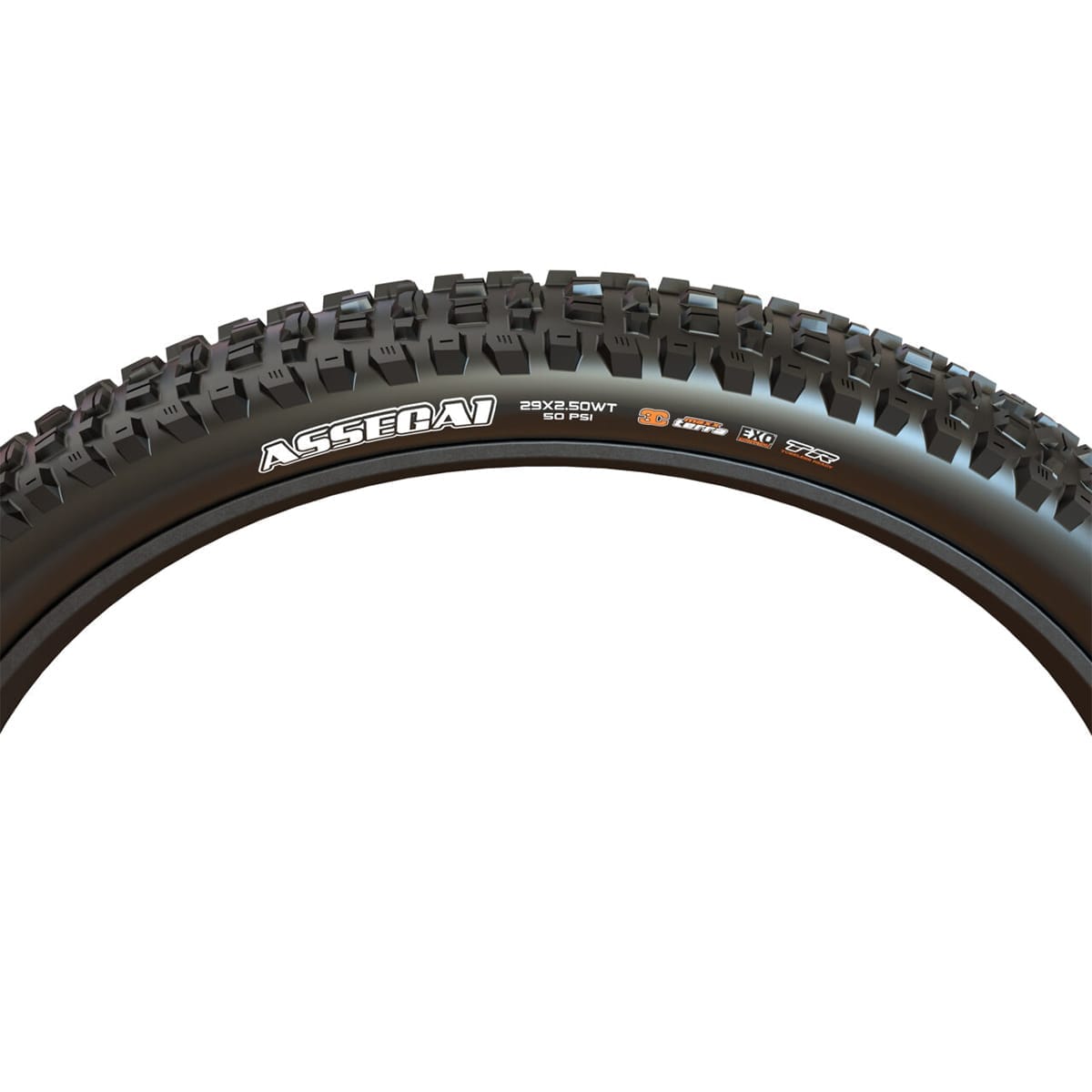 MAXXIS ASSEGAI 29x2.50 WT BikePark DH Tubeless Ready Rigid Tire Black