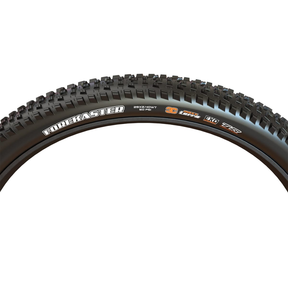 MAXXIS FOREKASTER 29x2.60 Exo+ 3C MaxxTerra Tubeless Ready Soft Black tire