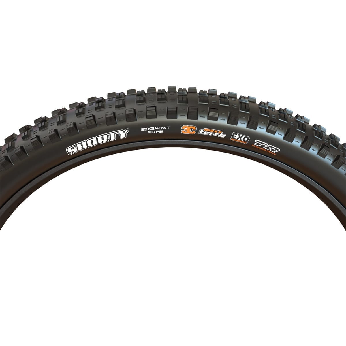 MAXXIS SHORTY 29x2.40 WT DH 3C tire MaxxGrip Tubeless Ready Soft Black