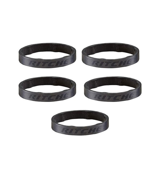 RITCHEY WCS CARBON 1"1/8 Carbon Mat UD 5mm Headset Spacer (5 pcs.)