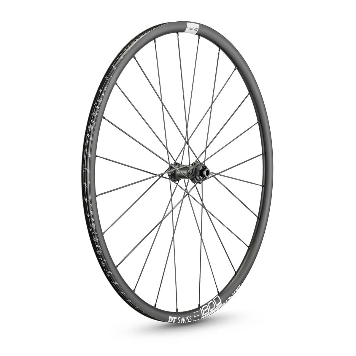 DT SWISS E 1800 SPLINE 23 DISC front wheel clincher (Center Lock)