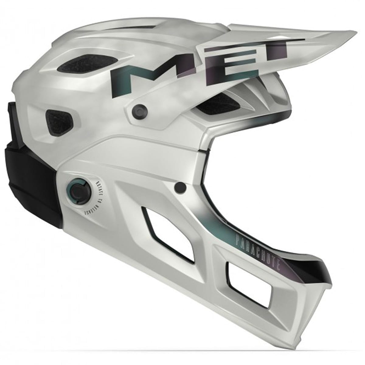 Casque VTT MET PARACHUTE MCR MIPS Blanc Mat