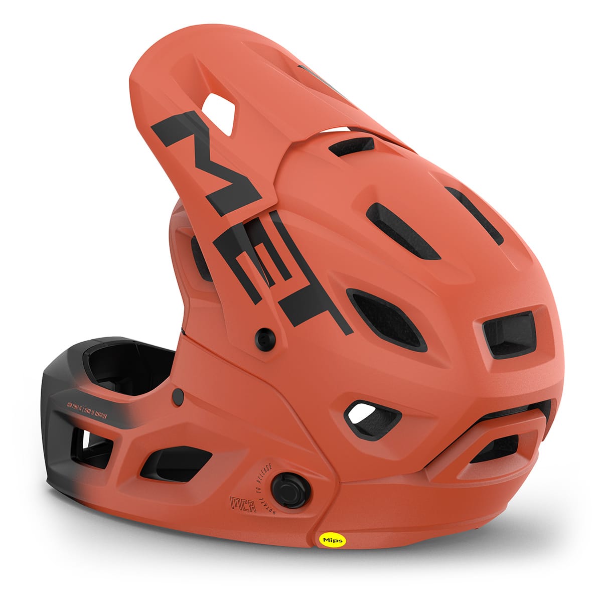 Headset MTB MET PARACHUTE MCR MIPS Orange/Black