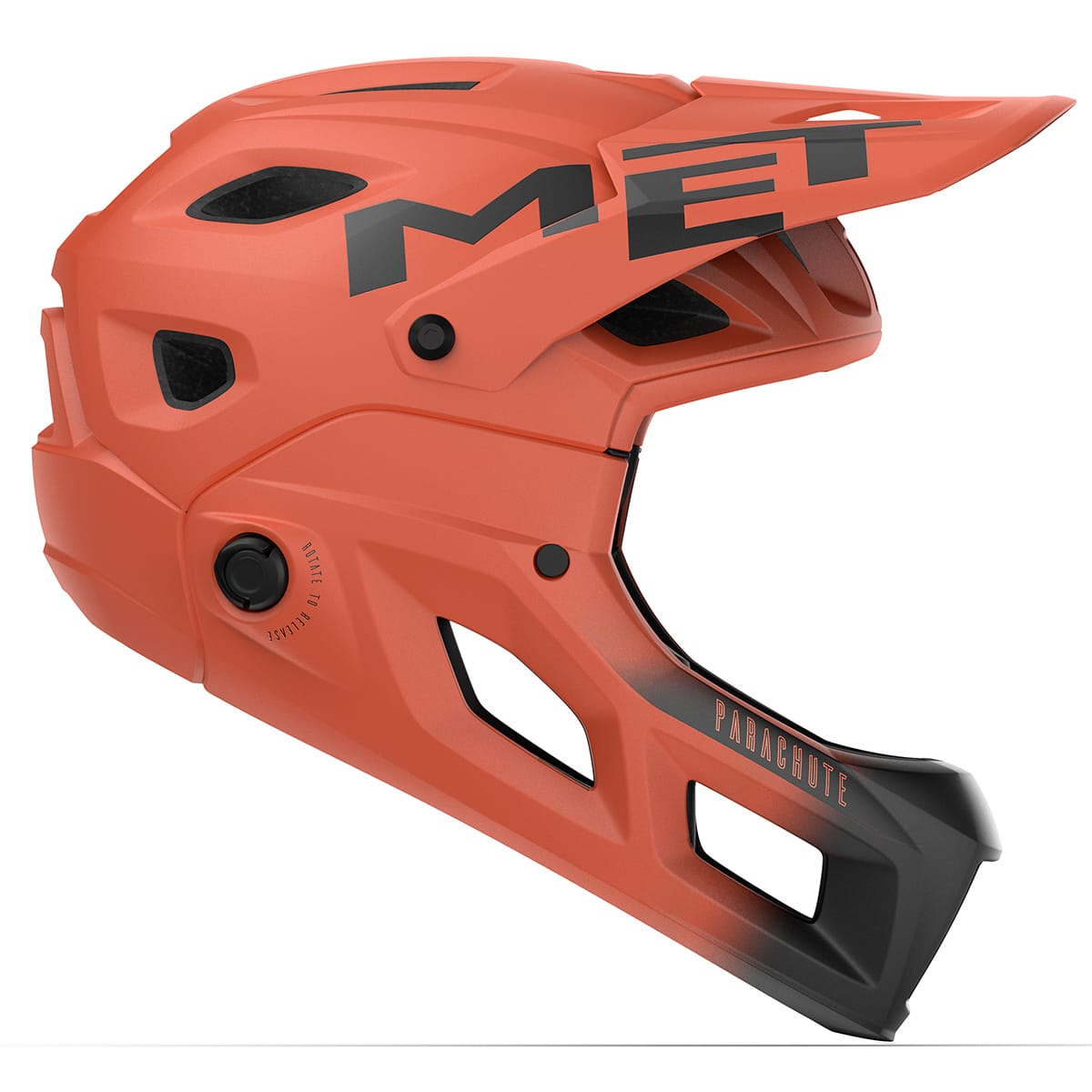 Headset MTB MET PARACHUTE MCR MIPS Orange/Black