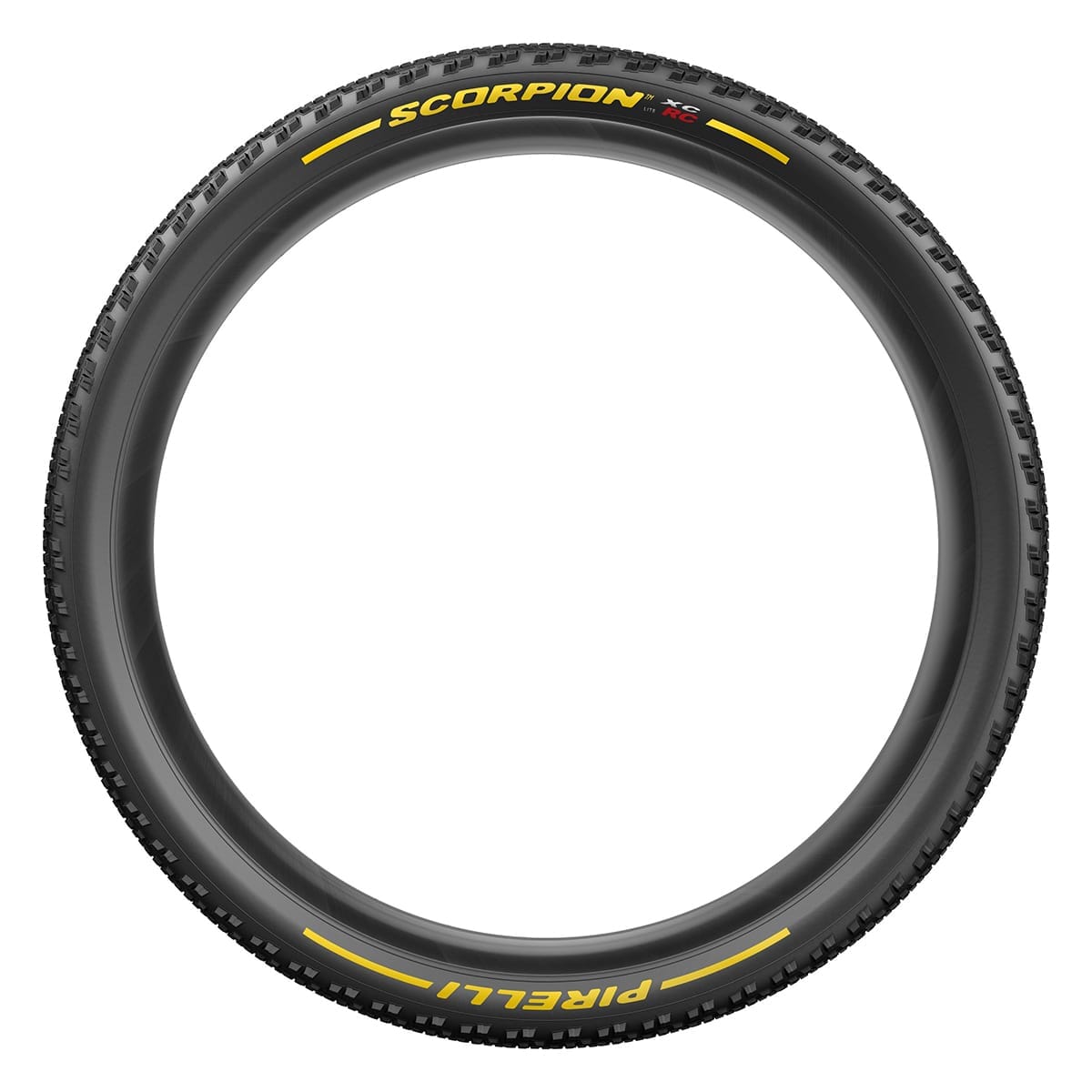 Pneu PIRELLI SCORPION XC RC LITE 29x2,20 Tubeless Ready Souple Noir/Jaune 3957500