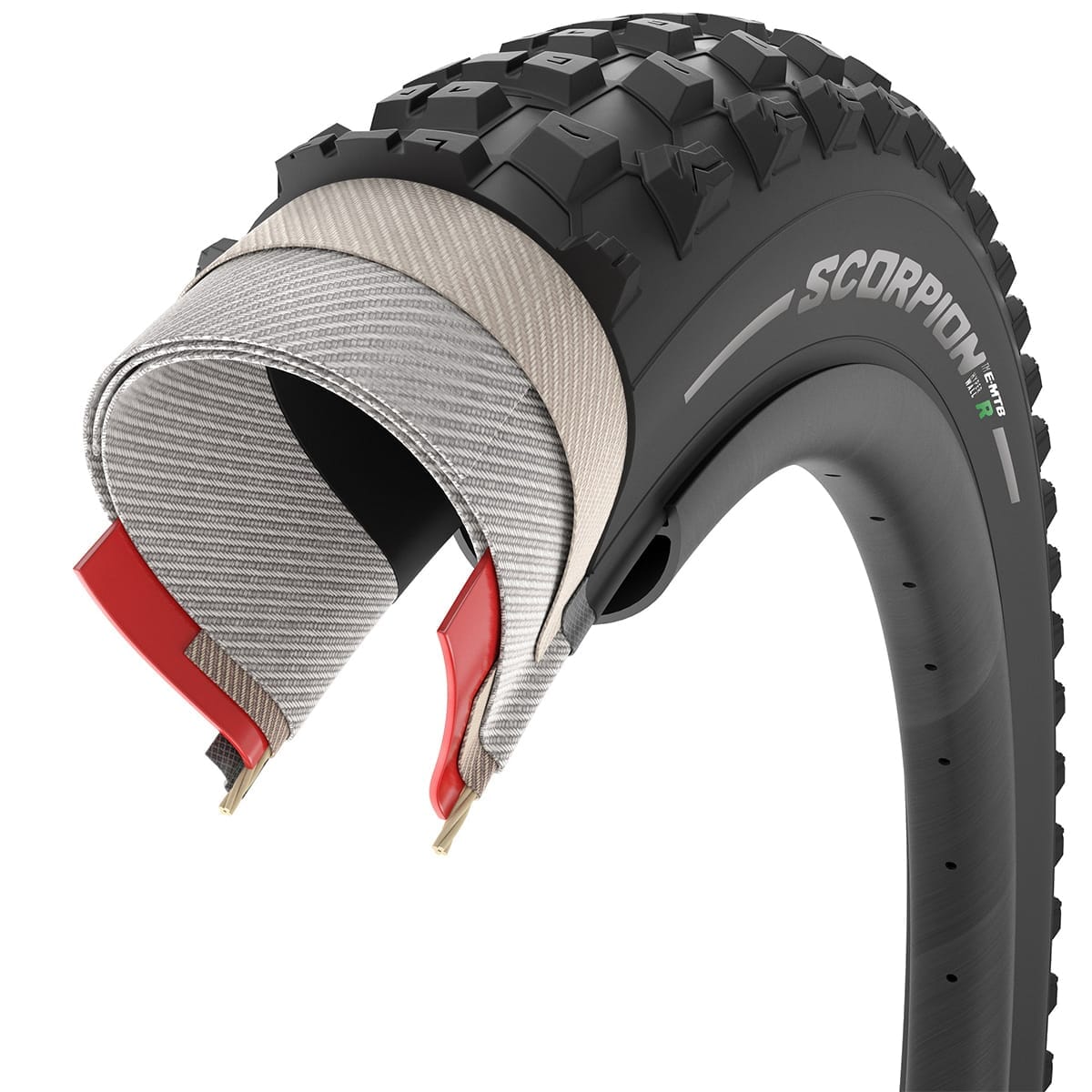 PIRELLI SCORPION E-MTB R 27.5x2.80 HyperWall Tubeless Ready Soft 4130600 tire