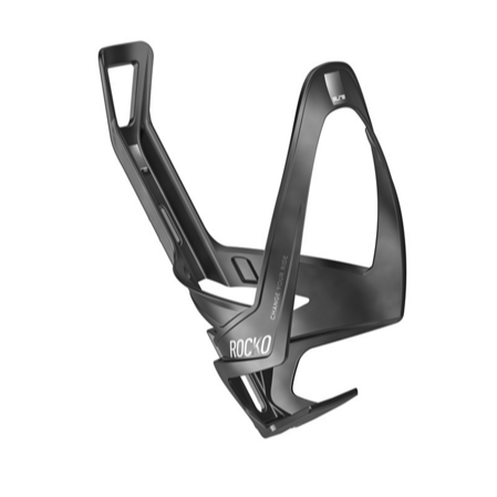 ELITE ROCKO Carbone Matte White bottle cage