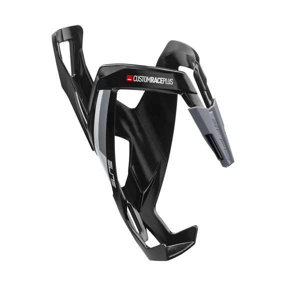 ELITE CUSTOM RACE PLUS bottle cage Black White