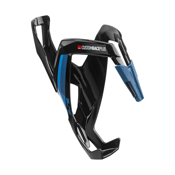 ELITE CUSTOM RACE PLUS bottle cage Black Blue