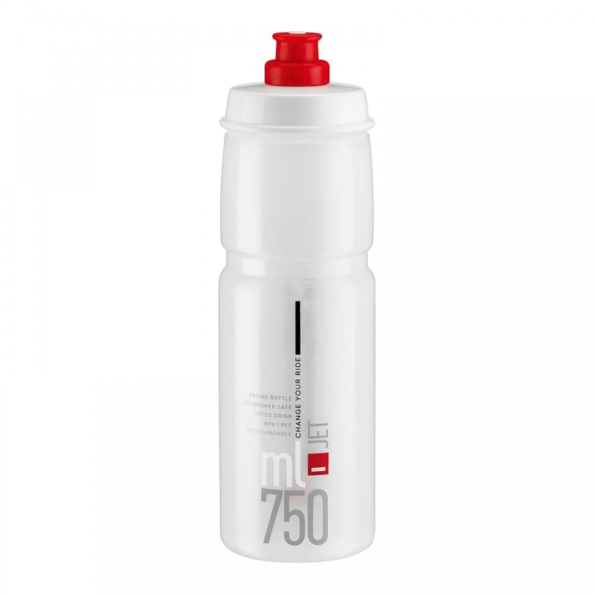 ELITE JET Transparent Logo Bottle Red