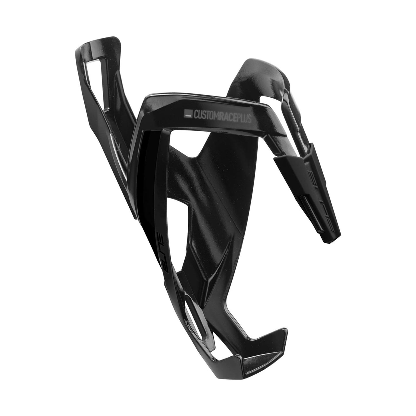 ELITE CUSTOM RACE PLUS bottle cage Black Glossy/Black