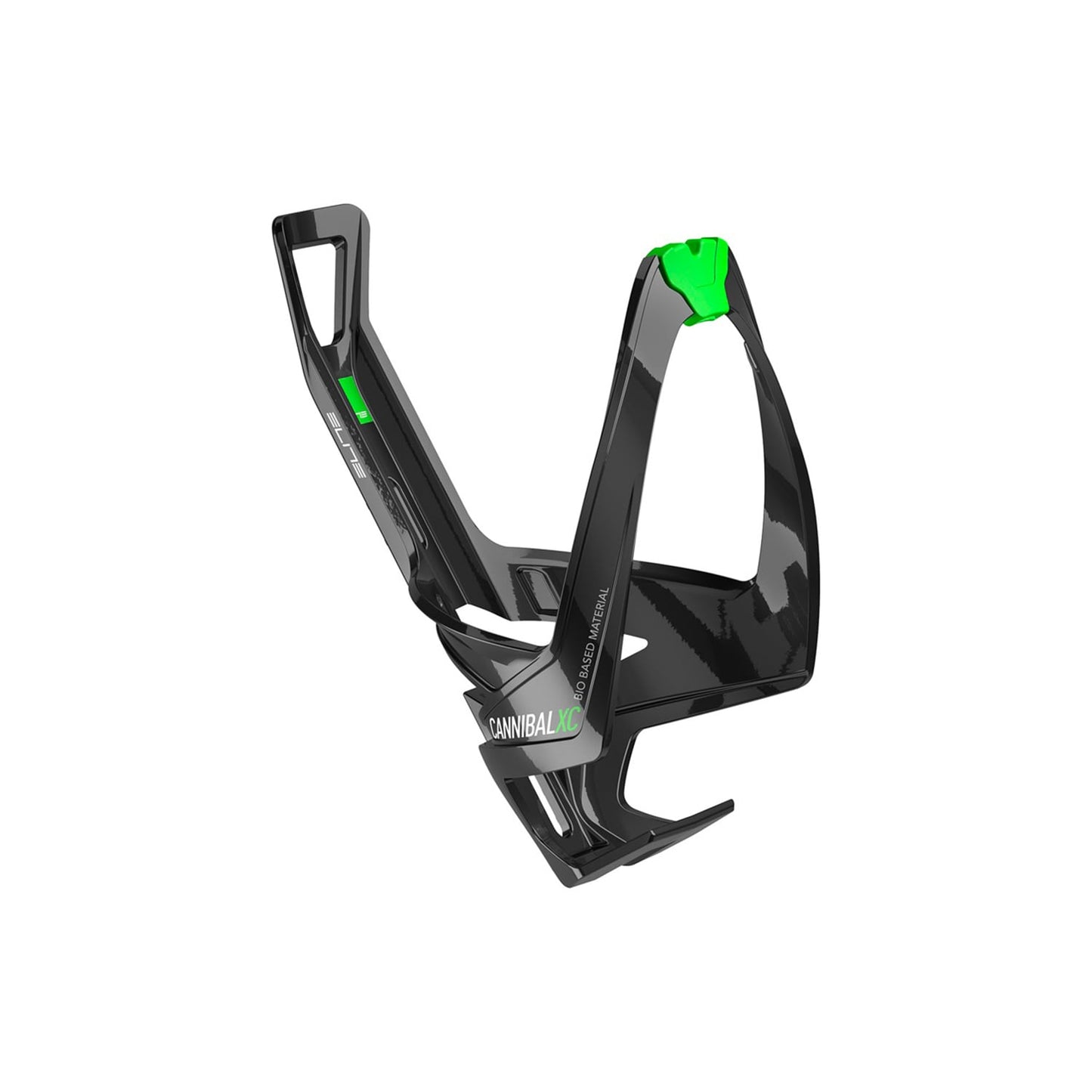 ELITE CANNIBAL XC BIO bottle cage Black/Green