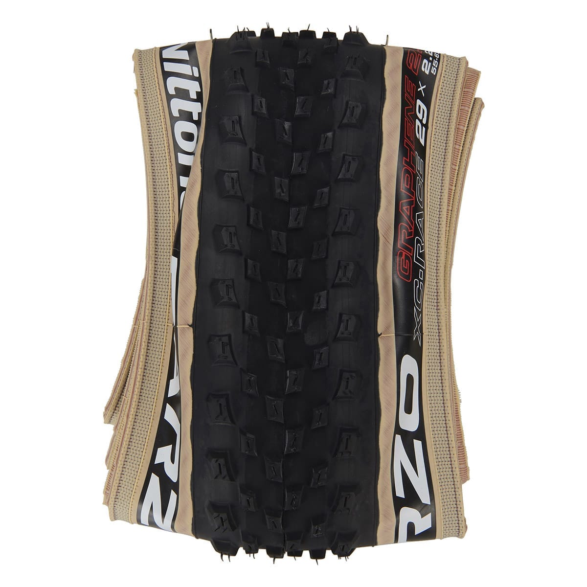 Pneu VITTORIA BARZO XC RACE 29x2,25 4C Graphene 2.0 Tubeless Ready Souple Flancs Beiges