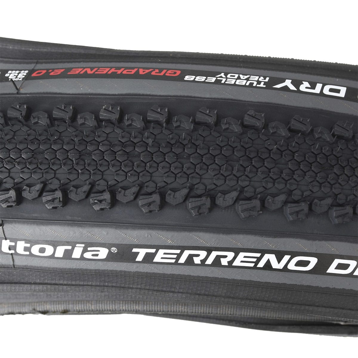 Pneu VITTORIA TERRENO DRY Graphene G2.0 700x33c Tubeless Ready Gris