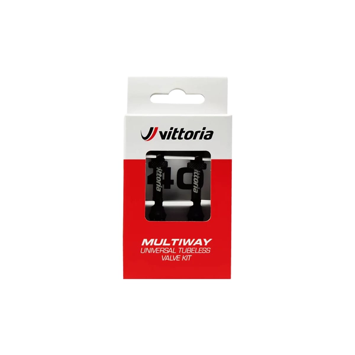 Tubeless valves VITTORIA MULTIWAY Black Presta 40 mm (x2)