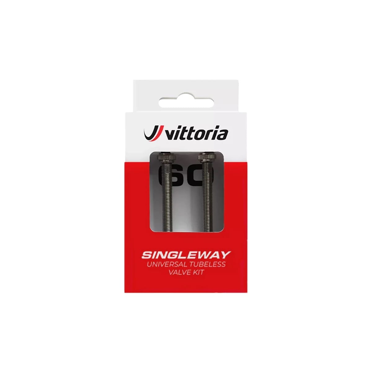 Tubeless valves VITTORIA SINGLEWAY Silver Presta (x2)