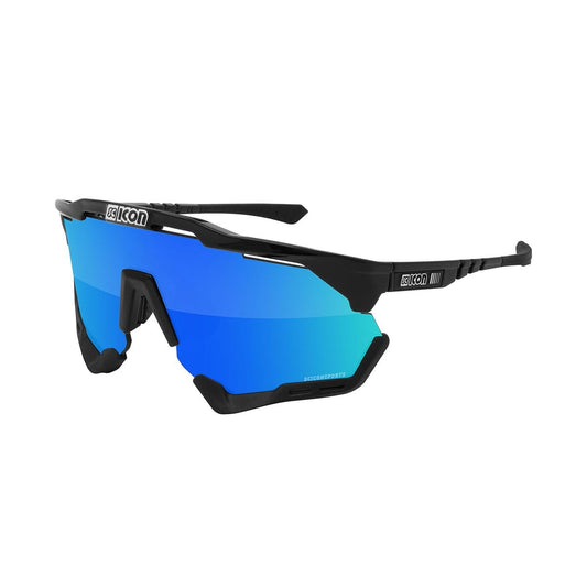 Lunettes SCICON AEROSHADE Noir Iridium Bleu