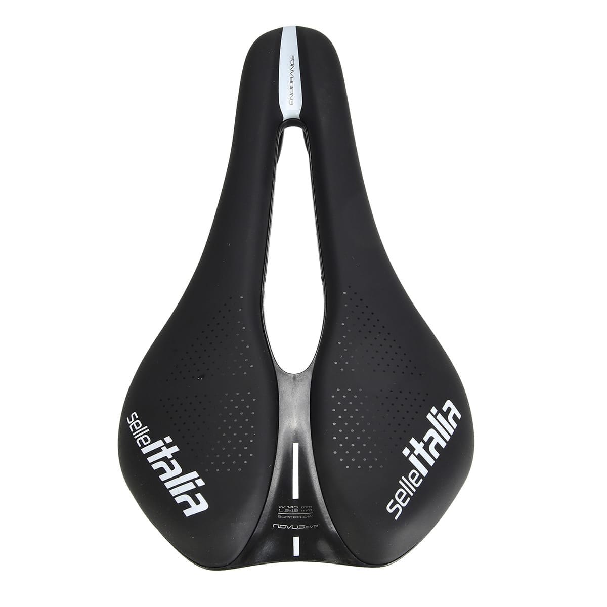 Selle ITALIA NOVUS BOOST SUPERFLOW EVO ENDURANCE L Rails Manganèse