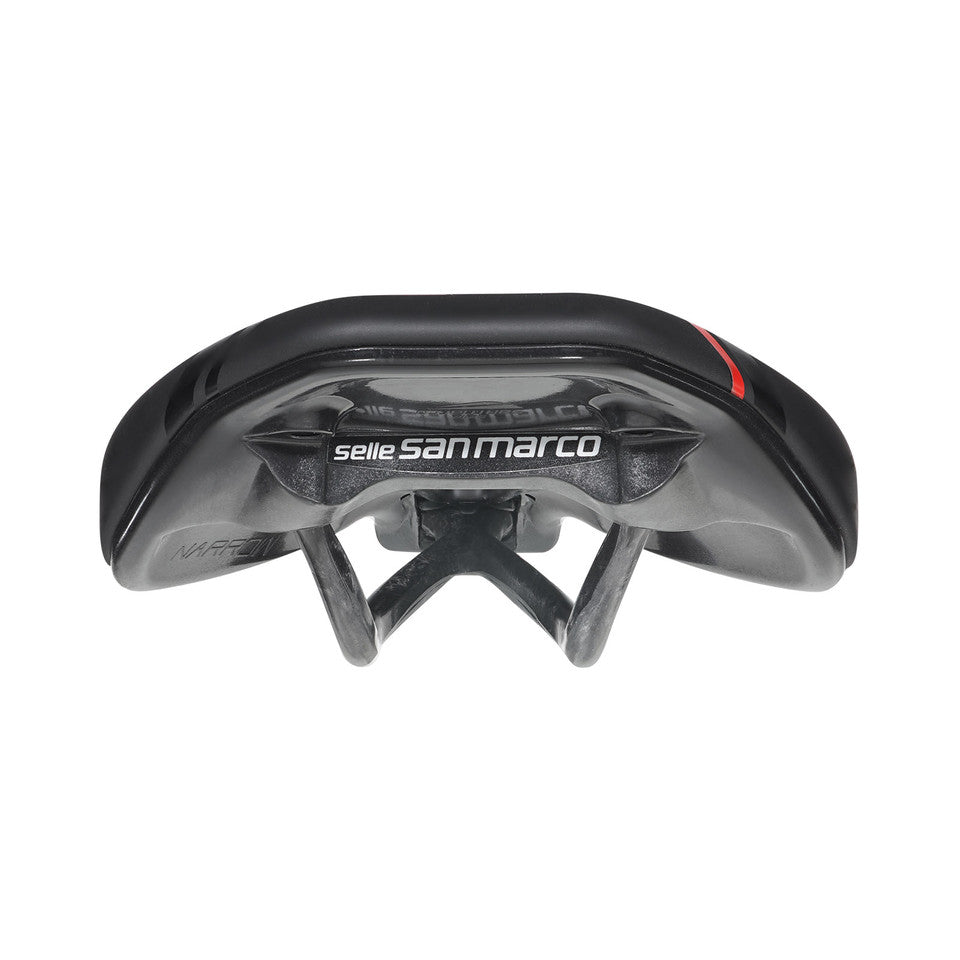 Saddle SAN MARCO GROUND SHORT OPEN-FIT CARBON FX 140mm Black