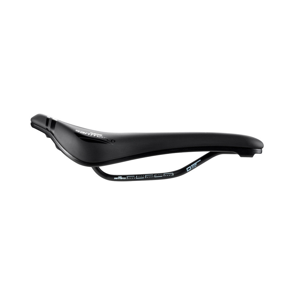 Saddle SAN MARCO GROUND SHORT OPEN-FIT DYNAMIC 140mm Black