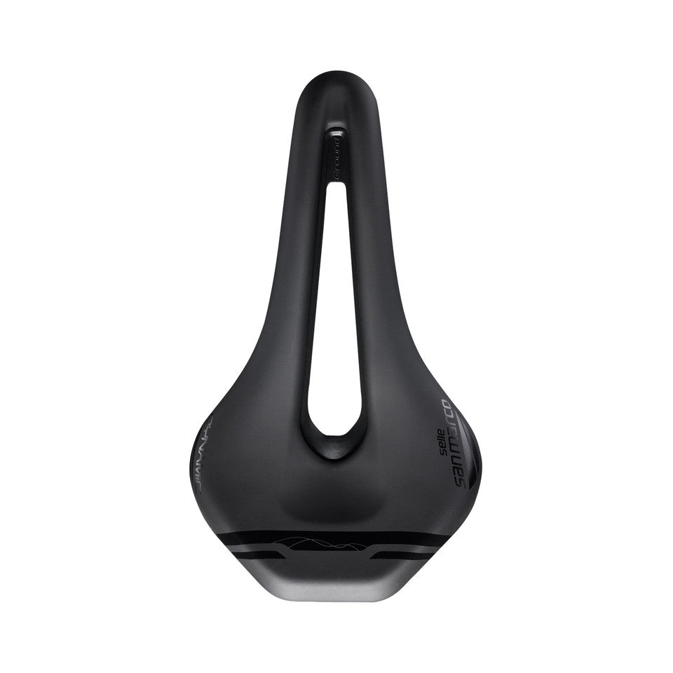 Saddle SAN MARCO GROUND SHORT OPEN-FIT DYNAMIC 140mm Black