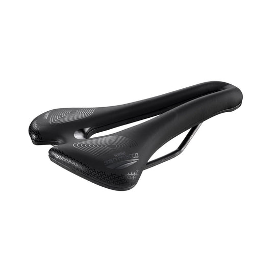 Saddle SAN MARCO SHORTFIT 2.0 SUPERCOMFORT OPEN-FIT RACING L3 Width 155mm Steel Rails Xsilite