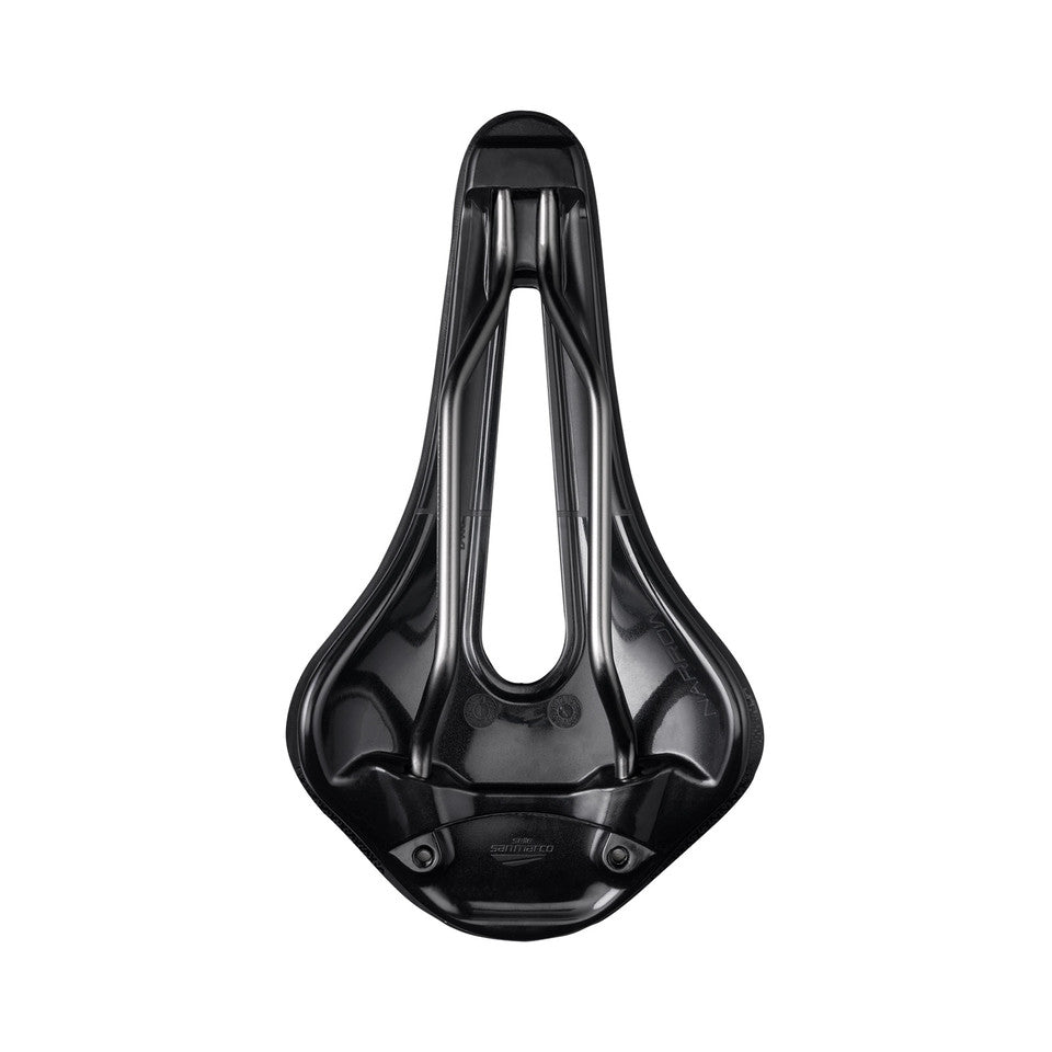 Saddle SAN MARCO SHORTFIT 2.0 SUPERCOMFORT OPEN-FIT RACING S3 Width 140mm Steel Rails Xsilite