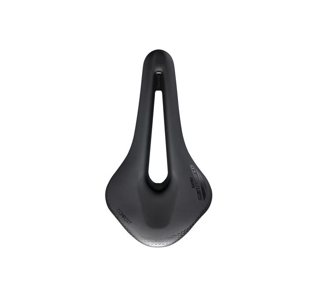 Saddle SAN MARCO SHORTFIT 2.0 COMFORT OPEN-FIT DYNAMIC L3 Width 155mm Aluminum Rails Black